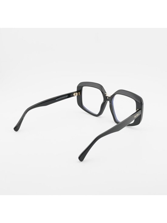 Max Mara MM5131-B 001 Eyeglasses Black 53mm Geometric Frame, Blue Light Block main image 2
